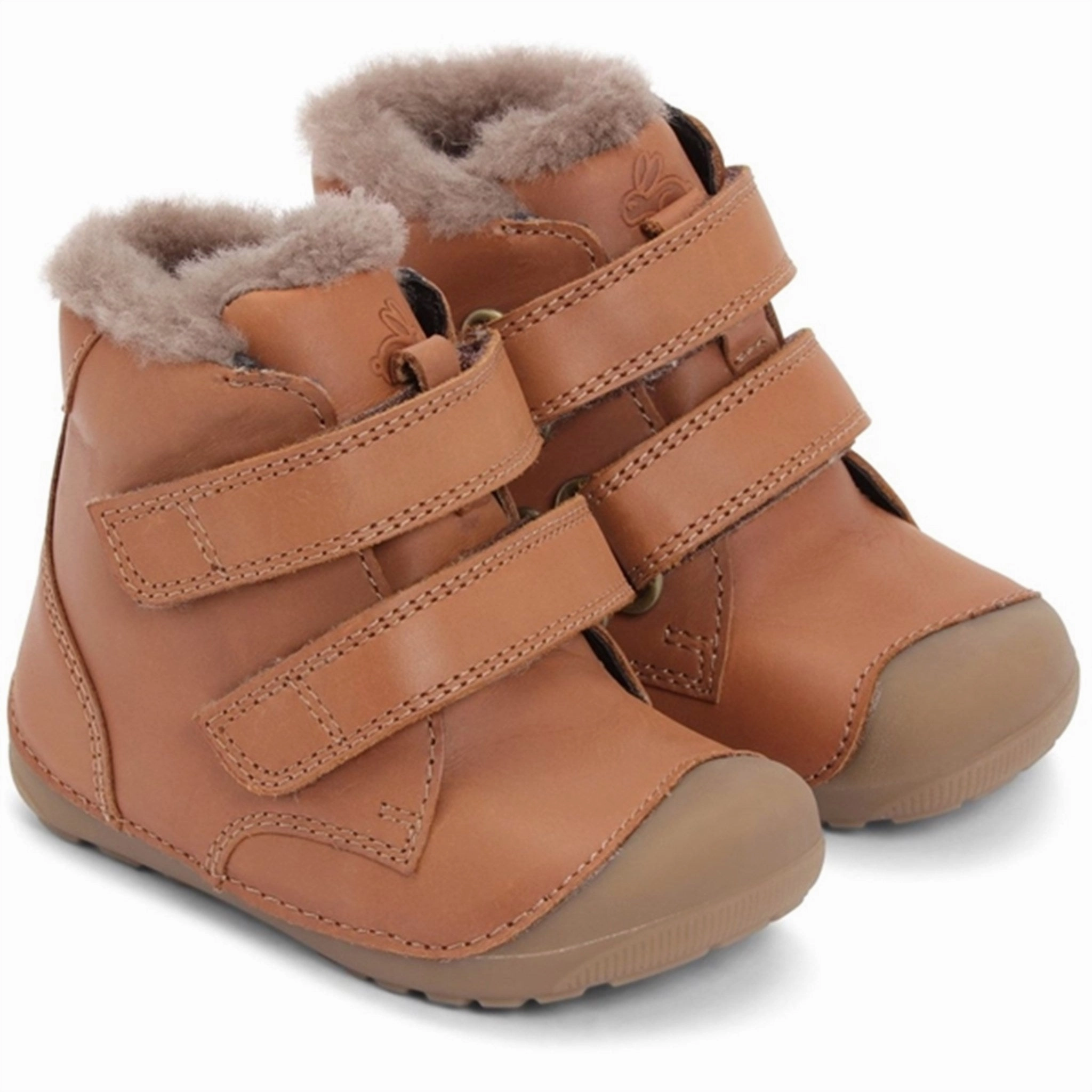 Lace   Up Closure Bundgaard Petit Mid Lamb II Winter Boot Cognac WS