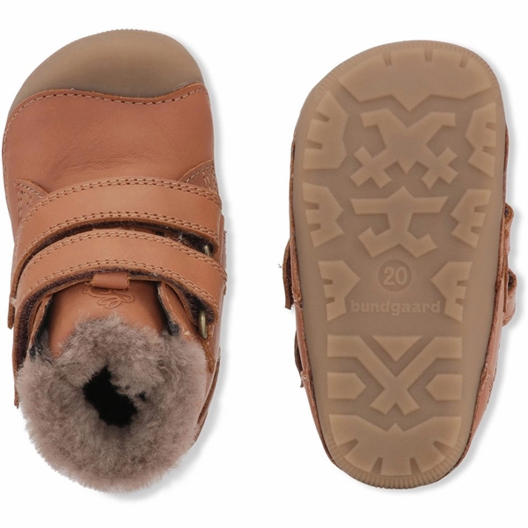 Bundgaard Petit Mid Lamb II Winter Boot Cognac WS Reliable Grip