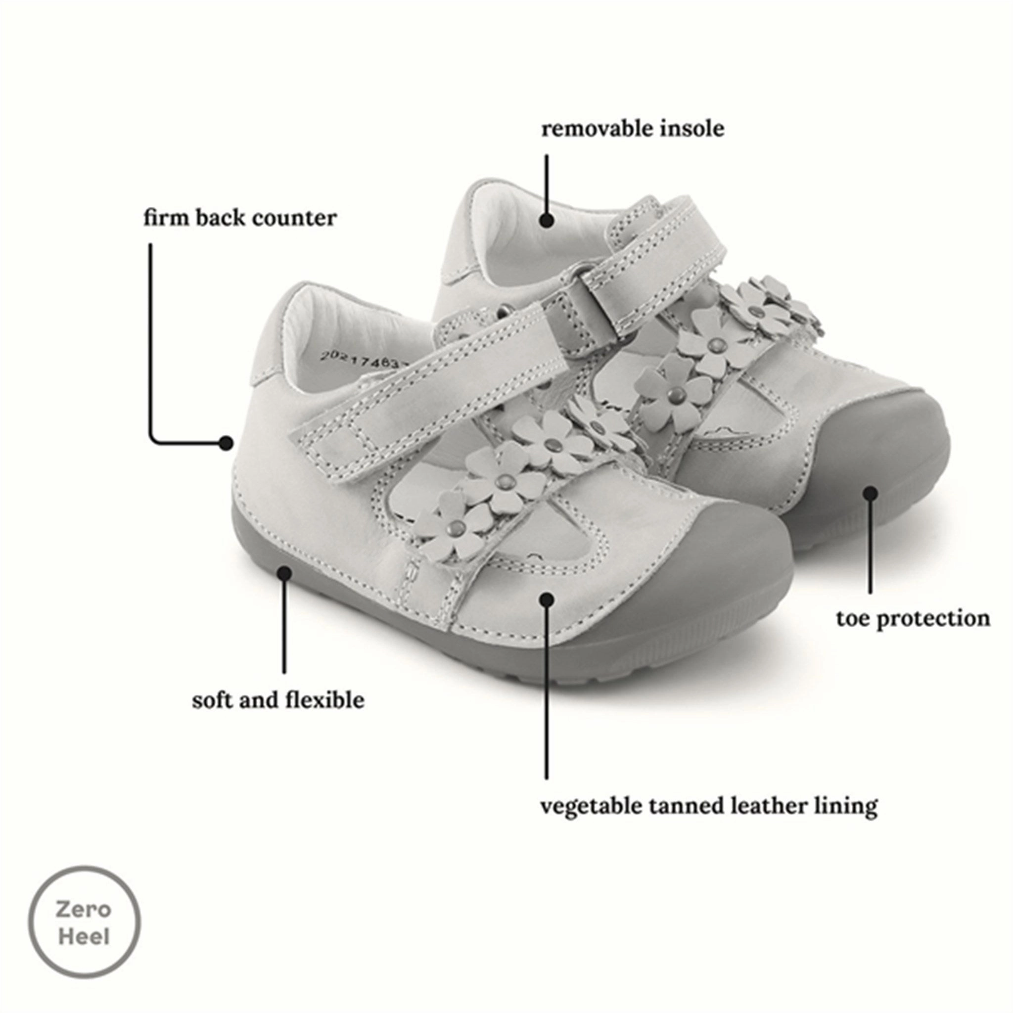 Bundgaard Petit Summer Flower Sandal Red WS Multi Density