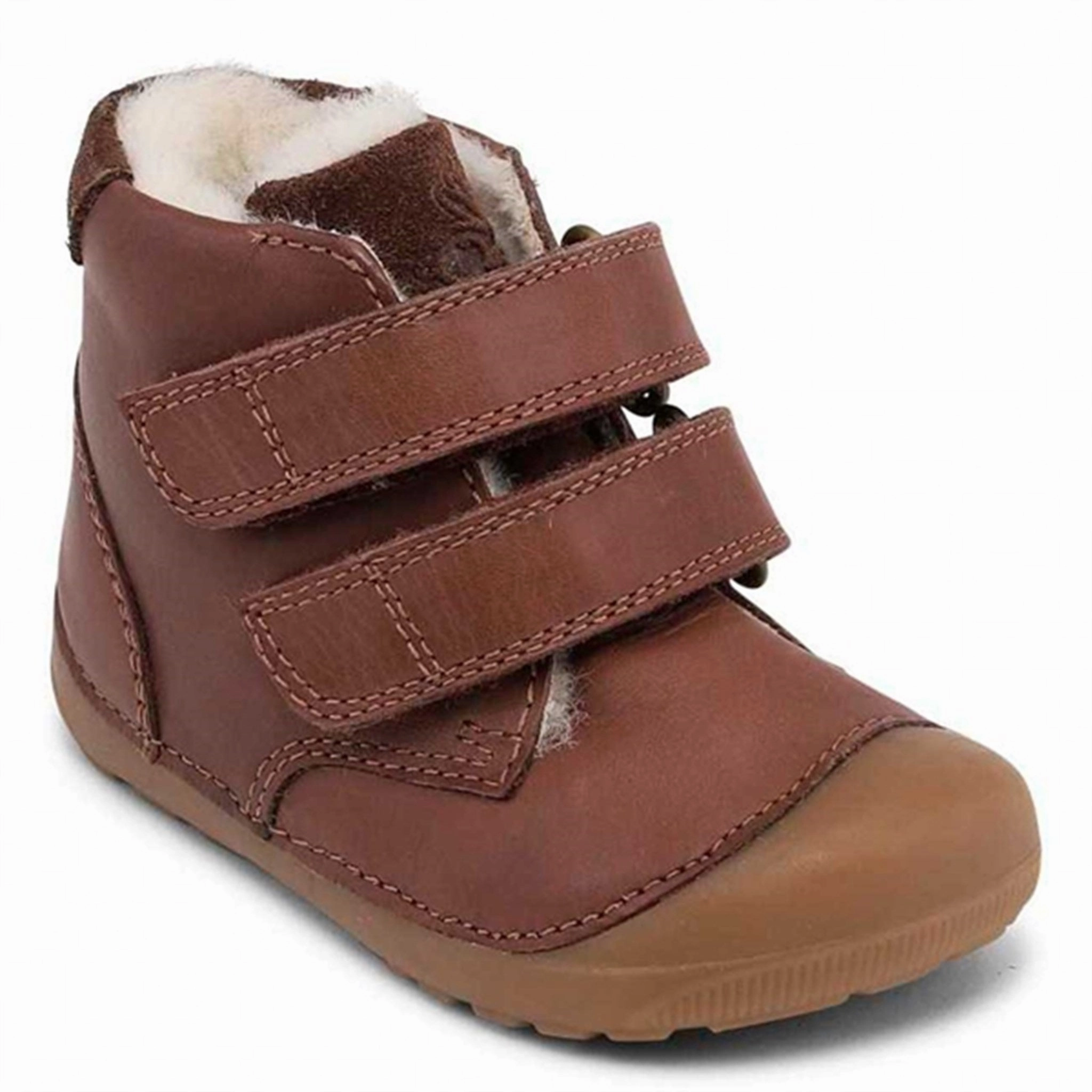 Bundgaard Prewalker Petit Mid Winter Brown WS Adjustable Strap Mechanism Anti Fatigue