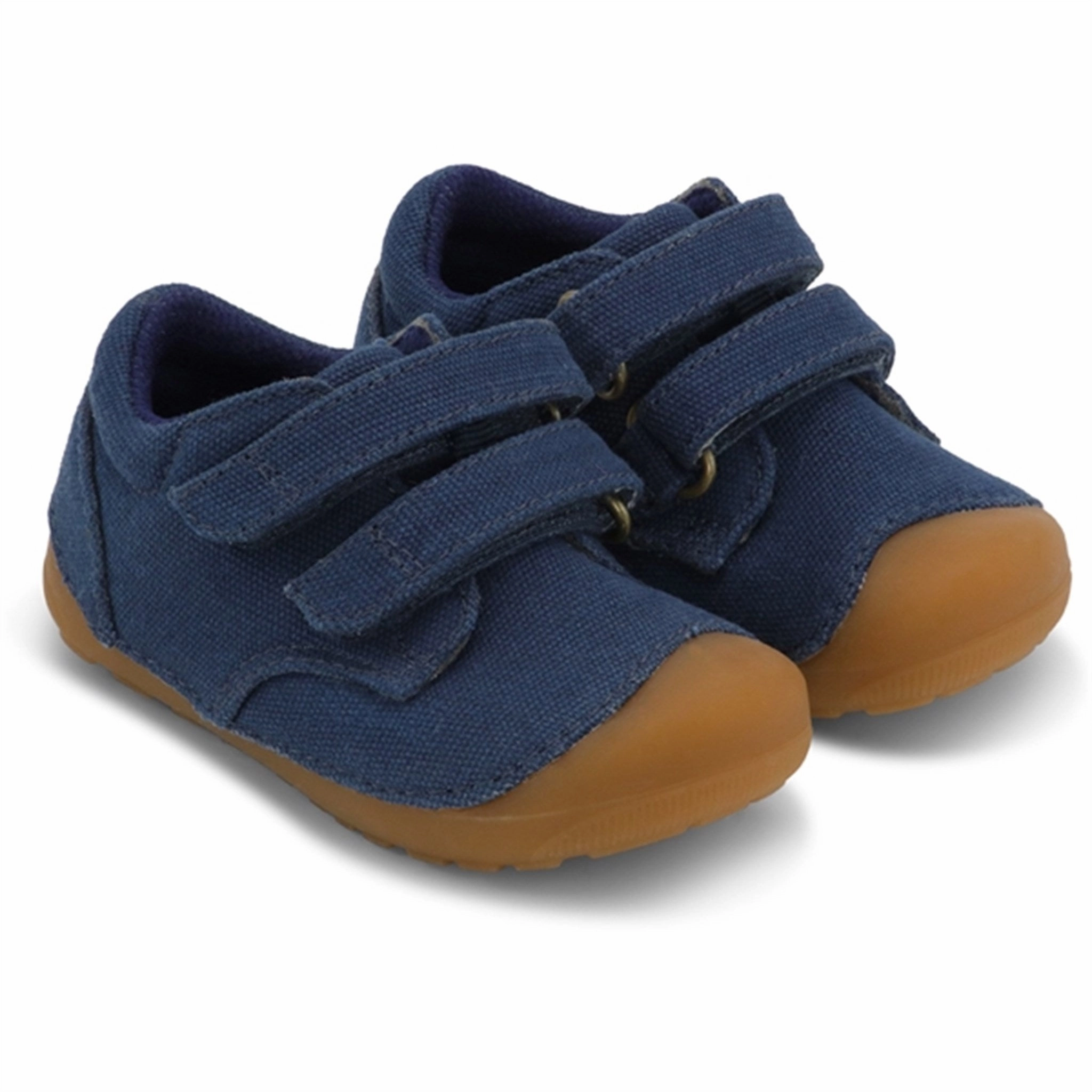 Flexible Torsion System Dynamic Grip Bundgaard Prewalker Petit Strap Canvas Navy Canvas