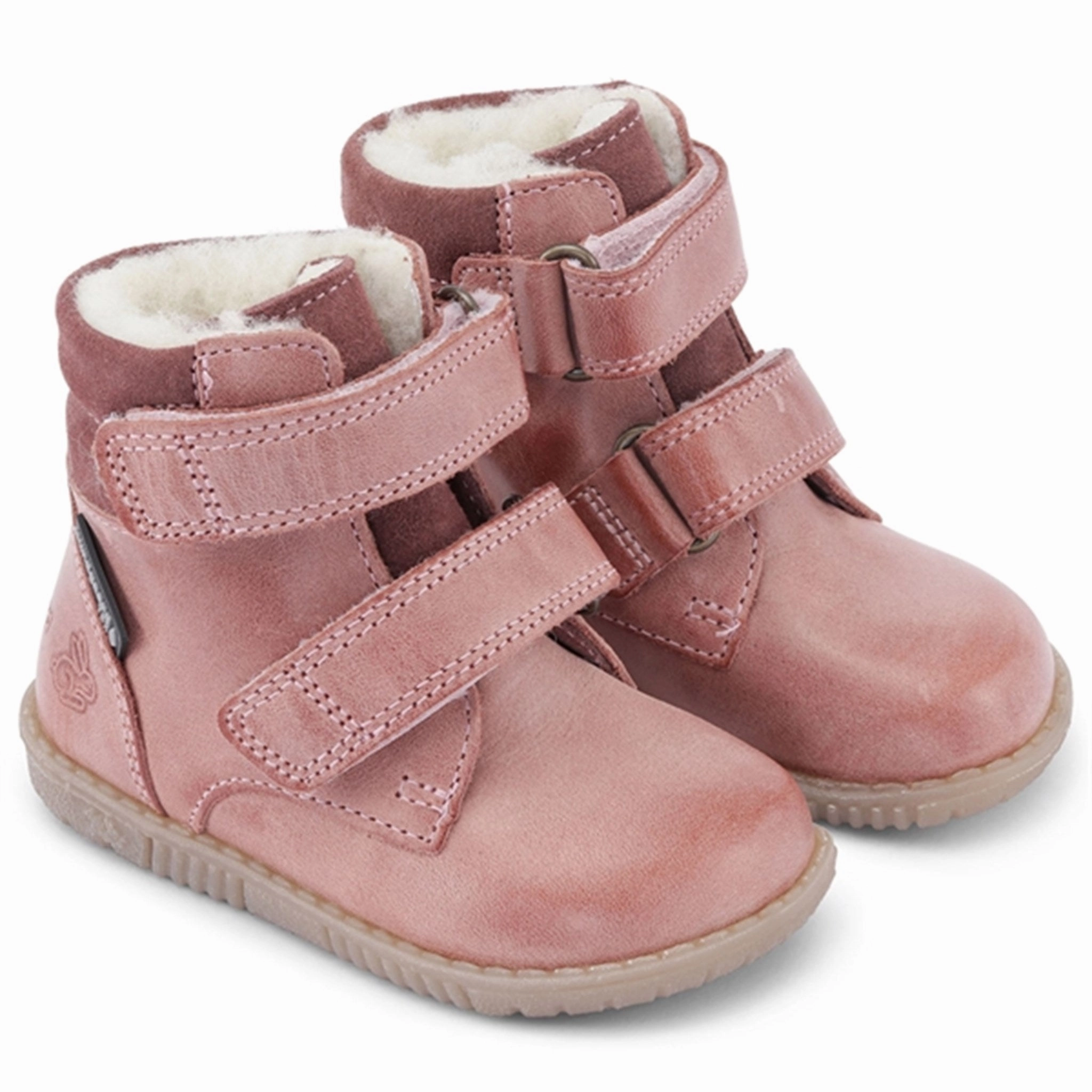 Bundgaard Rabbit Strap TEX Winter Boots Old Rose WS Urban Explorer Thermal Core Snowy Path