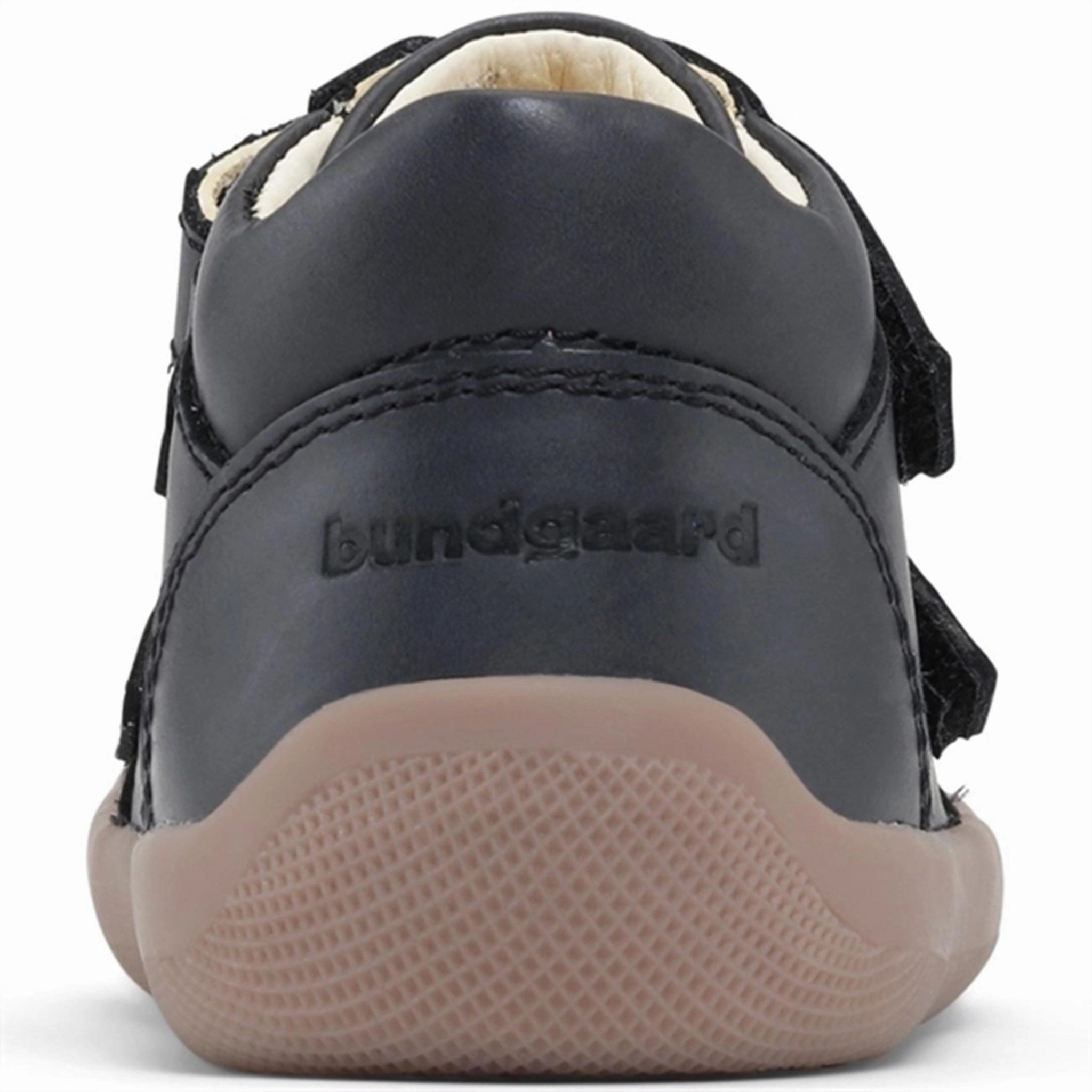 Non Marking Tread Bundgaard The Walk Velcro Black Shoe