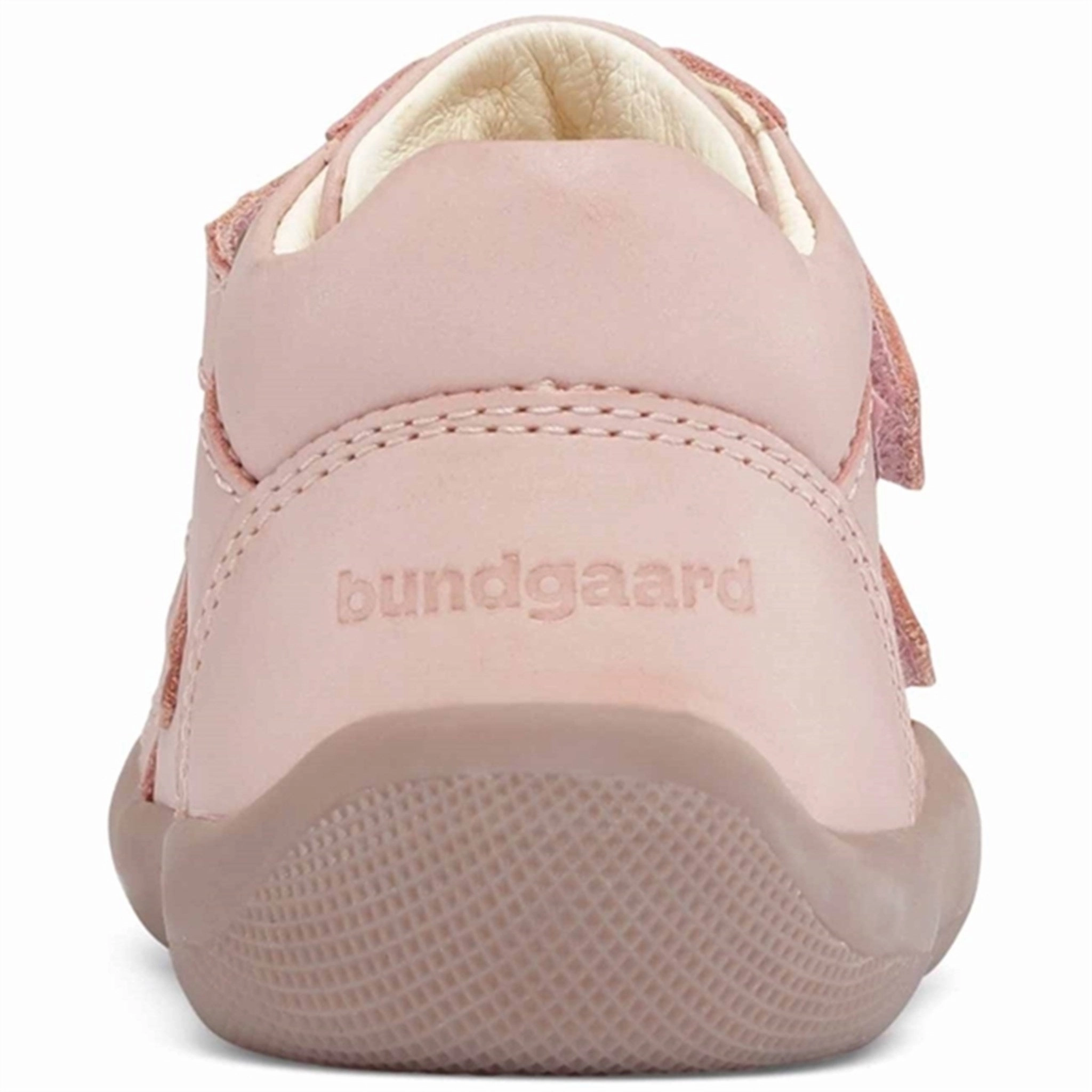 Bundgaard The Walk Velcro Shoes Old Rose Traction Enhanced Base
