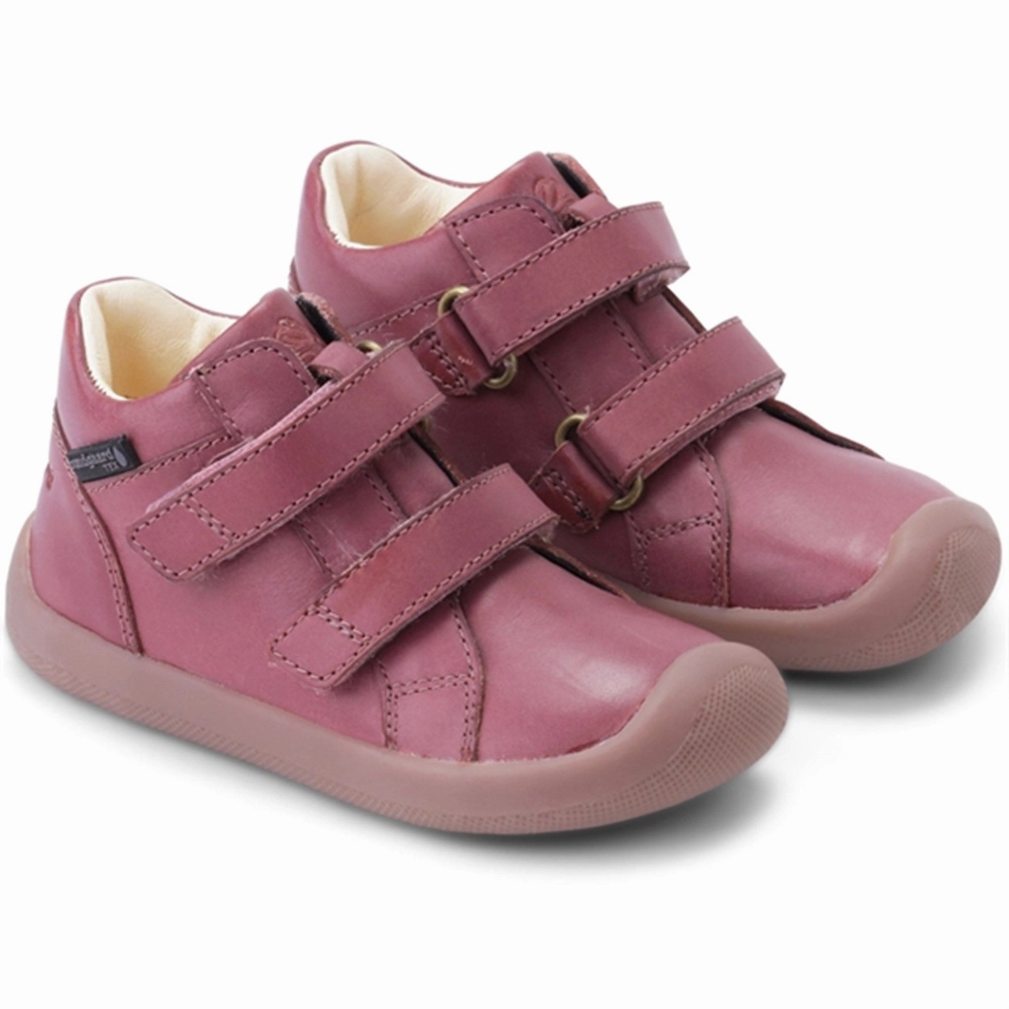 Bundgaard The Walk Velcro Tex Shoes Dark Rose Thermal Core Windy Weather Snow Activity