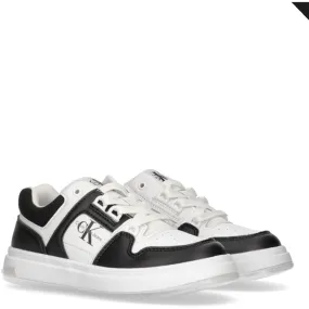 Shock Dissipating Plate Smart Chic Calvin Klein Low Cut Lace-up Sneaker Black/White