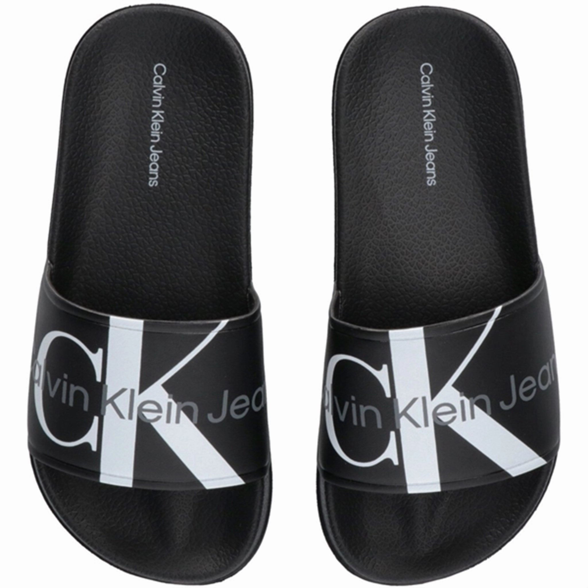 Calvin Klein Logo Pool Slide Black Minimal Feel Party Pop