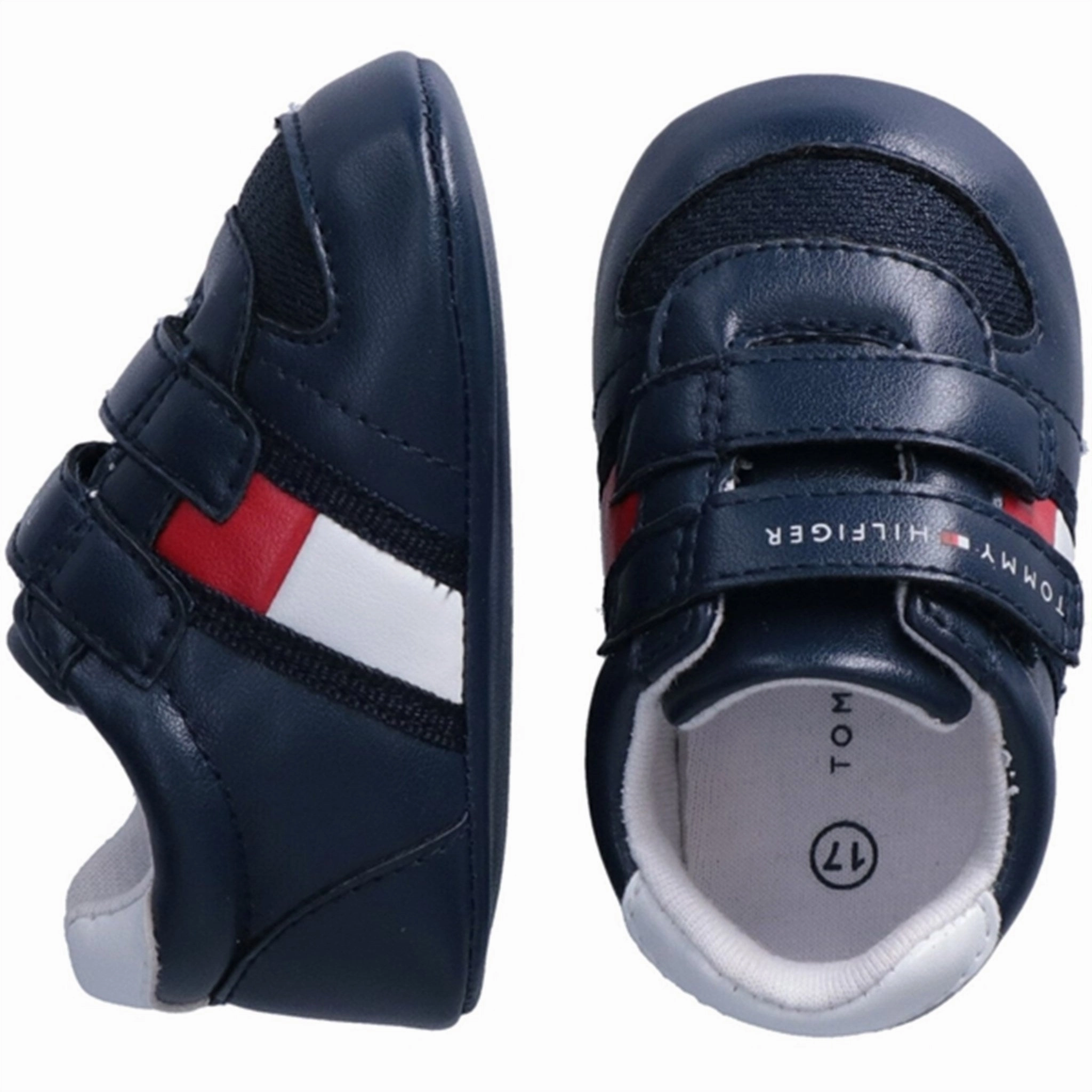 Weightless Wear Tommy Hilfiger Flag Velcro Shoes Blue/White