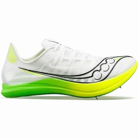 recycled - material shoes lobby - use shoes Saucony Terminal VT Mens Running Spikes - White