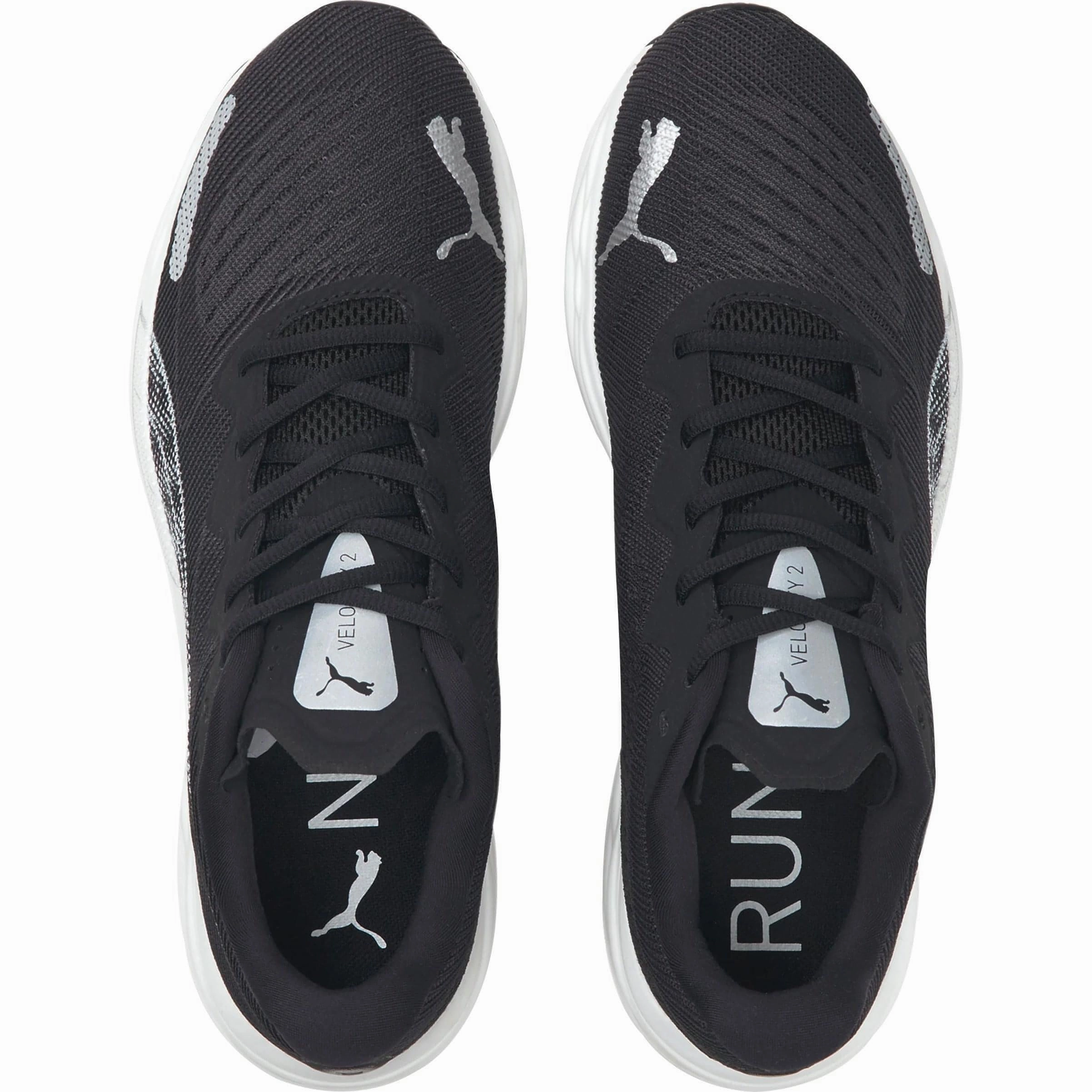 Puma Velocity Nitro 2 Mens Running Shoes - Black Durable Outsole Design