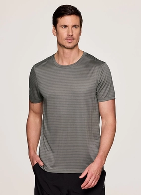 Hit the Court Striped Workout Tee Summer cool Outdoor Layer