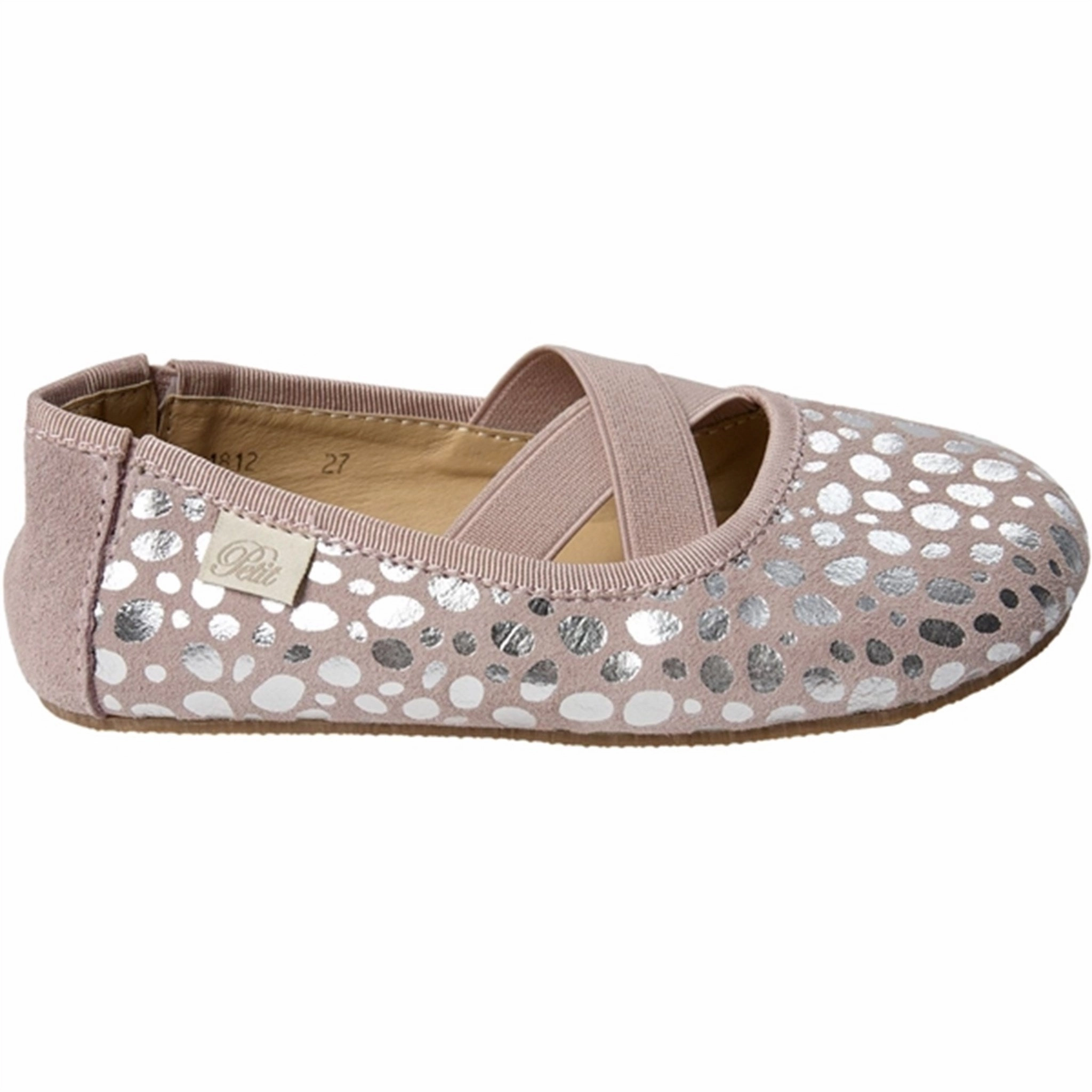 Sofie Schnoor Rose W. Silver Indoor Shoes Slip Resistant Tread Textured Grip