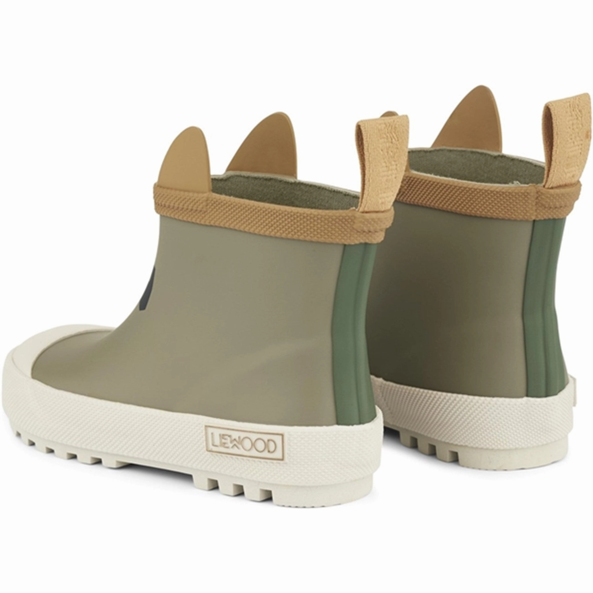 Liewood Tekla Rain Boots Panda/Khaki Mix Quick Drying All Day Worker