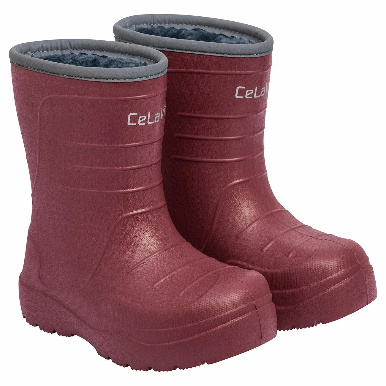 CeLaVi Apple Butter Thermal Wellies - Embossed Bold Life