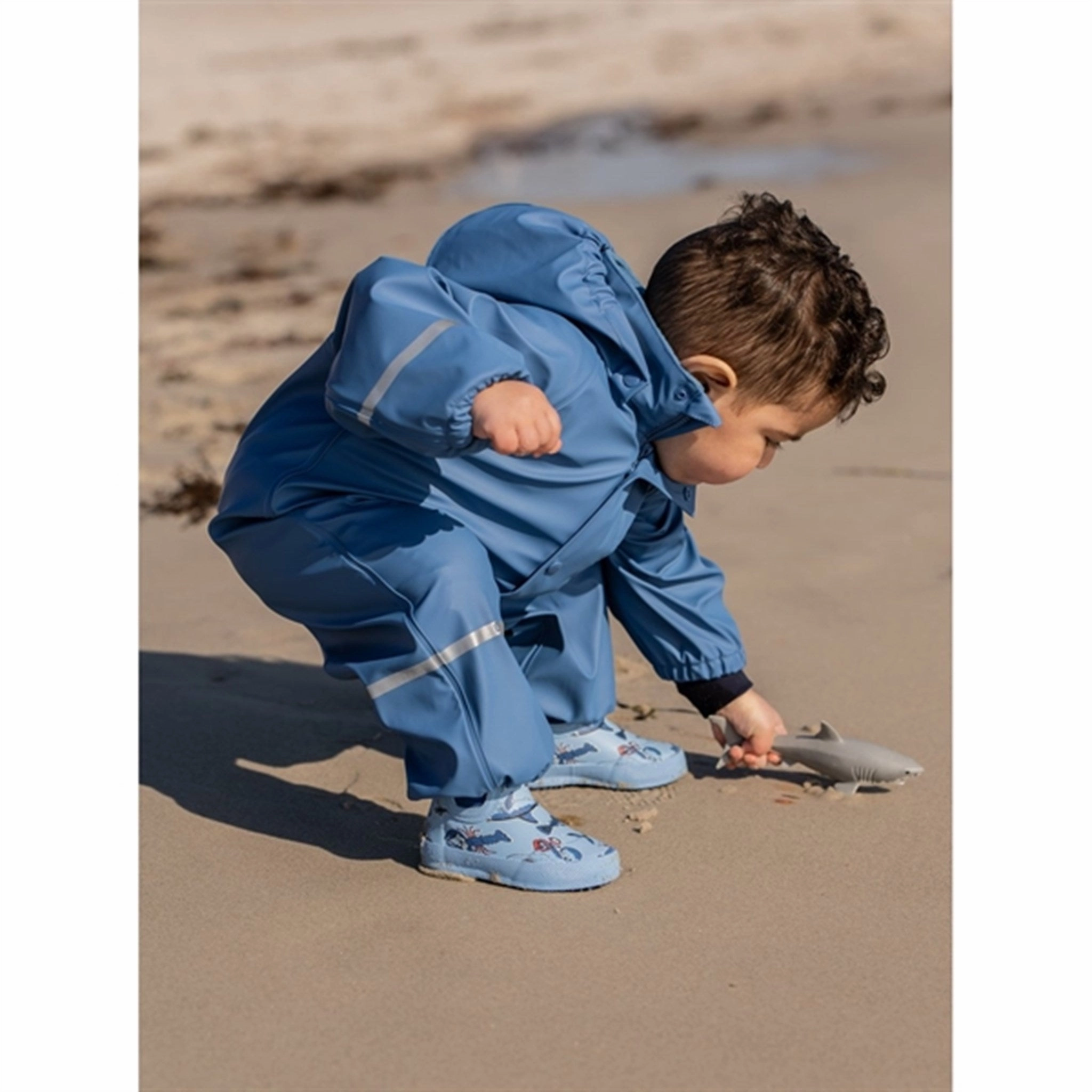 CeLaVi Rain Boots Aop Federal Blue Waterproof Trail Runner Durable Shell All Day Wear