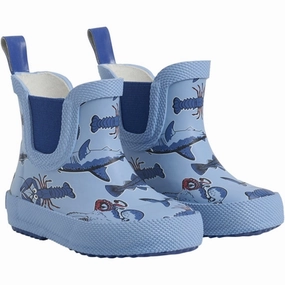 CeLaVi Rain Boots Aop Federal Blue Comfortable Footbed Date Ready