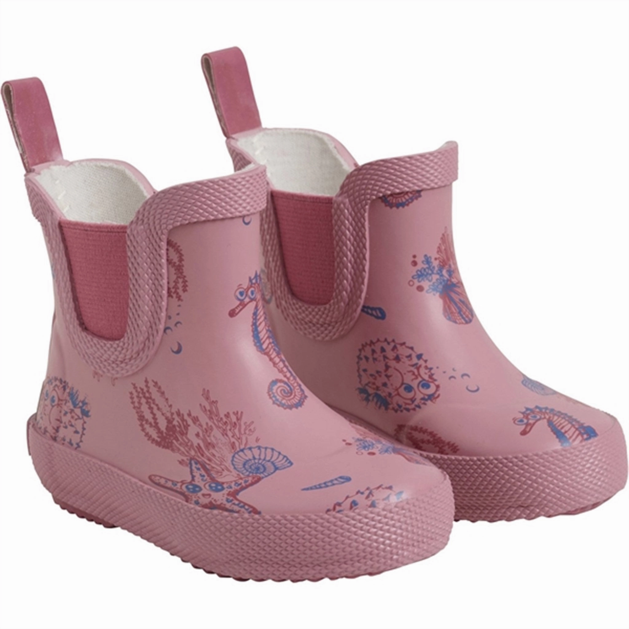 Reflective accents Off Duty CeLaVi Rain Boots Aop Slate Rose