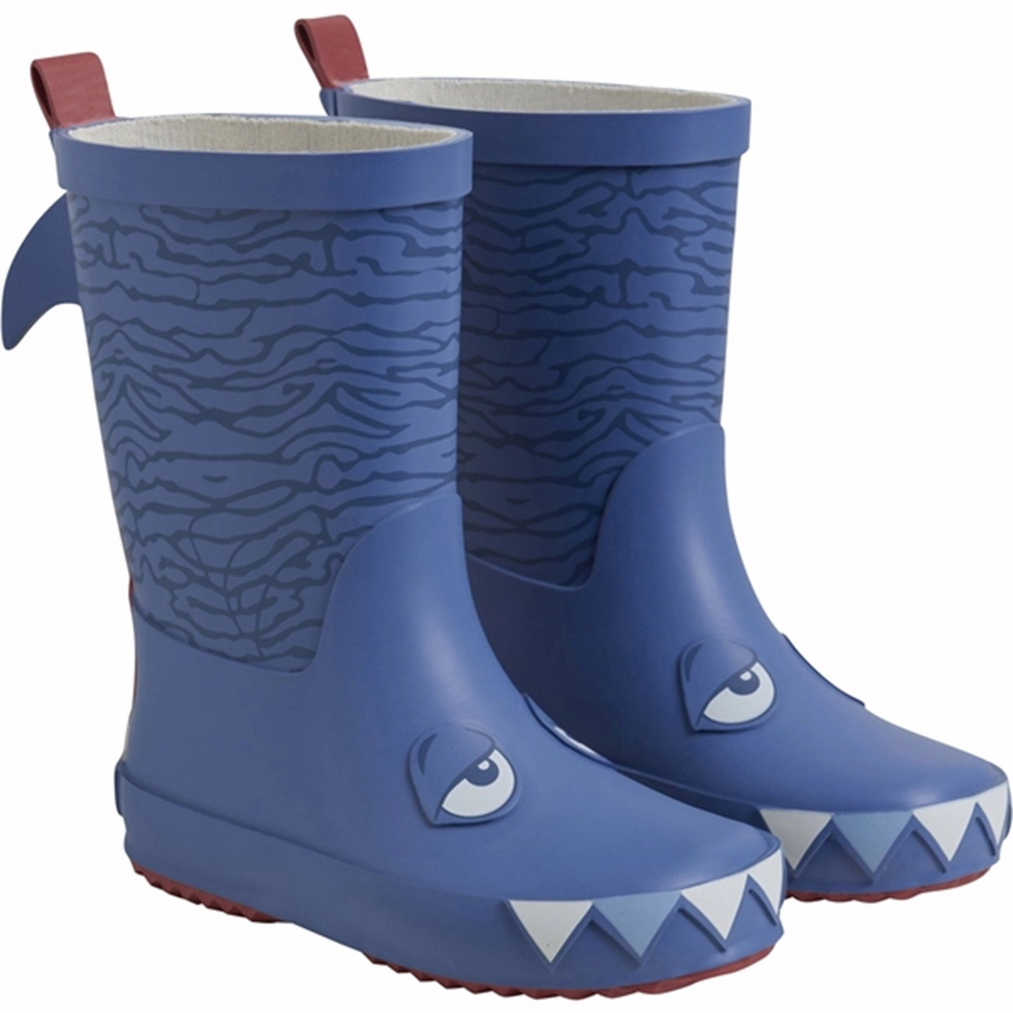 CeLaVi Rain Boots Shark Federal Blue Quick Drying Rainy Day Commuter Breathable Weather Resistant User
