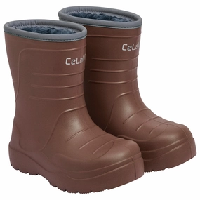 CeLaVi Rocky Road Thermal Boots - Embossed Seamless Comfort Snowy Path Leather
