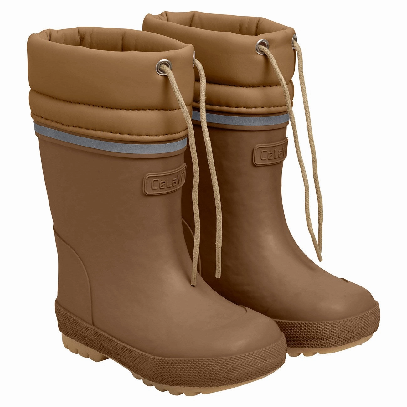 SlipResistant Luggage Ready CeLaVi Rubber Thermo Boots w. Wool lining