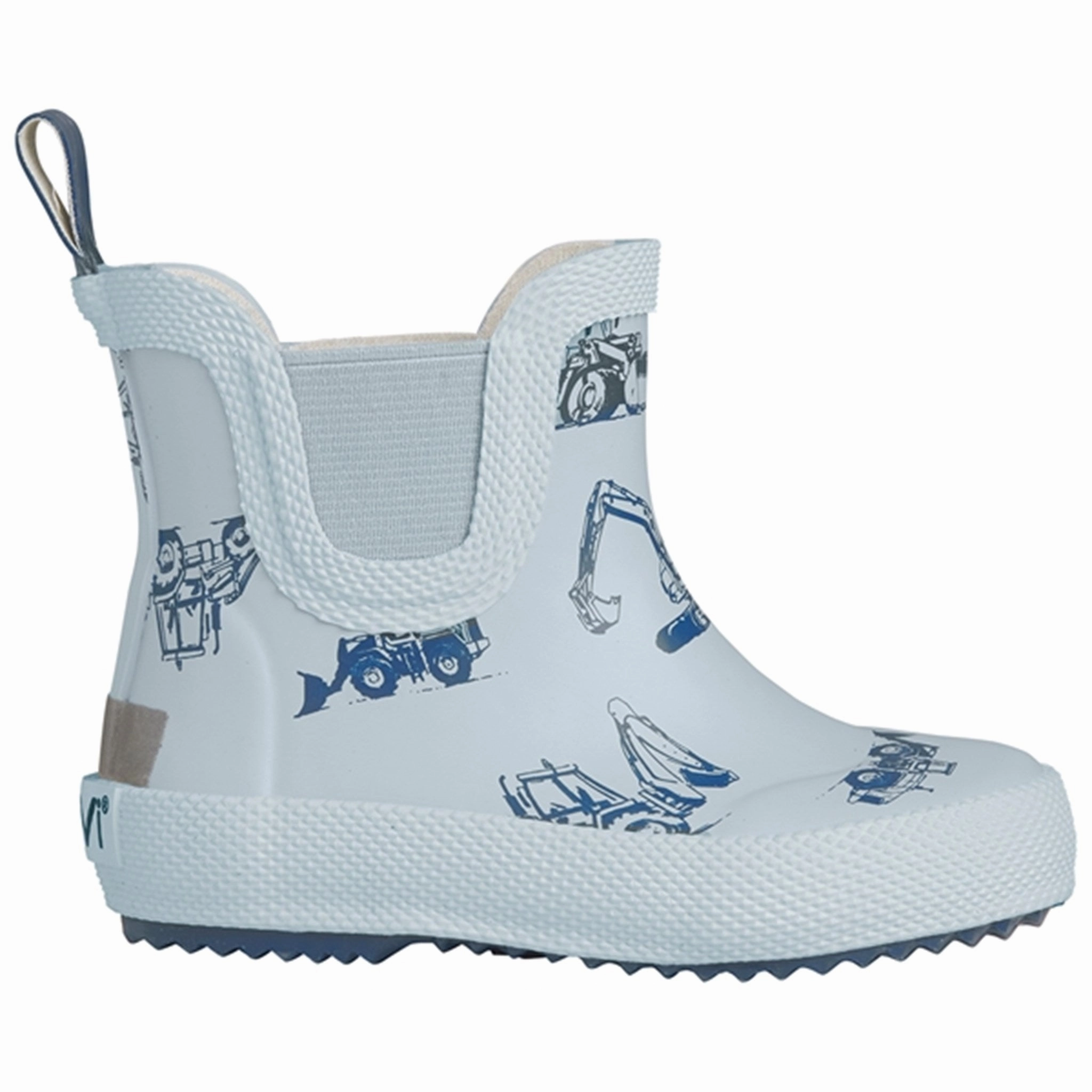 CeLaVi Wellies Short AOP Cerulean Long Haul