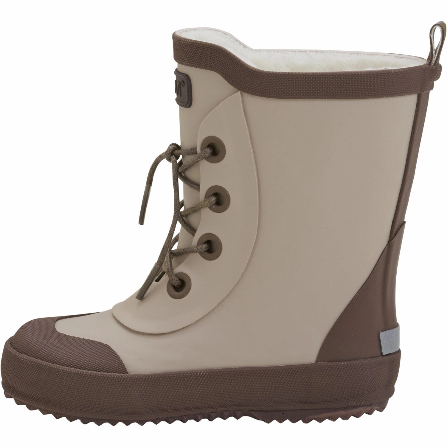 Stable Support Urban Commute Abrasion Resistant Toe Cap CeLaVi White Pepper Thermal Wellies W. Wool Lining