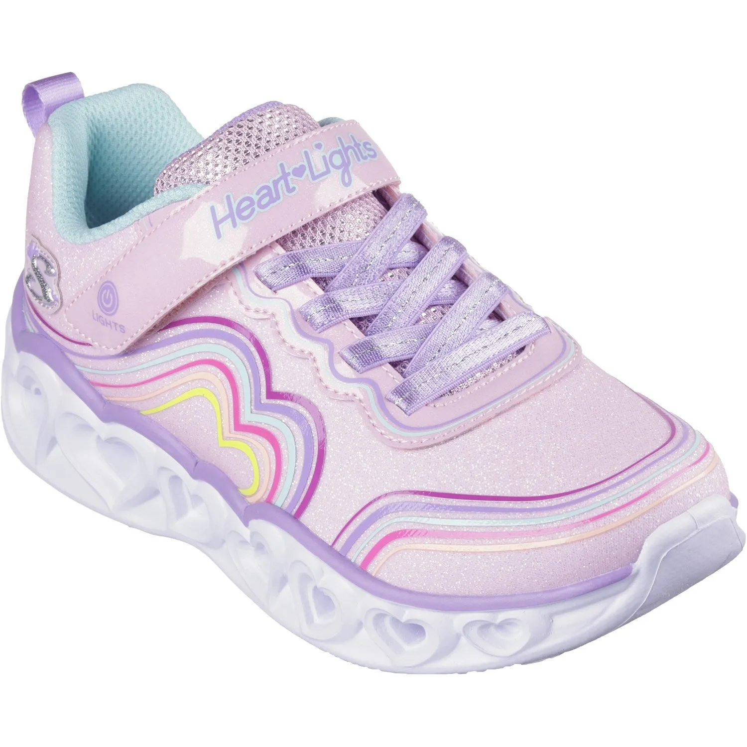 Smooth Design Skechers Heart Lights - Retro Hearts Sneakers
