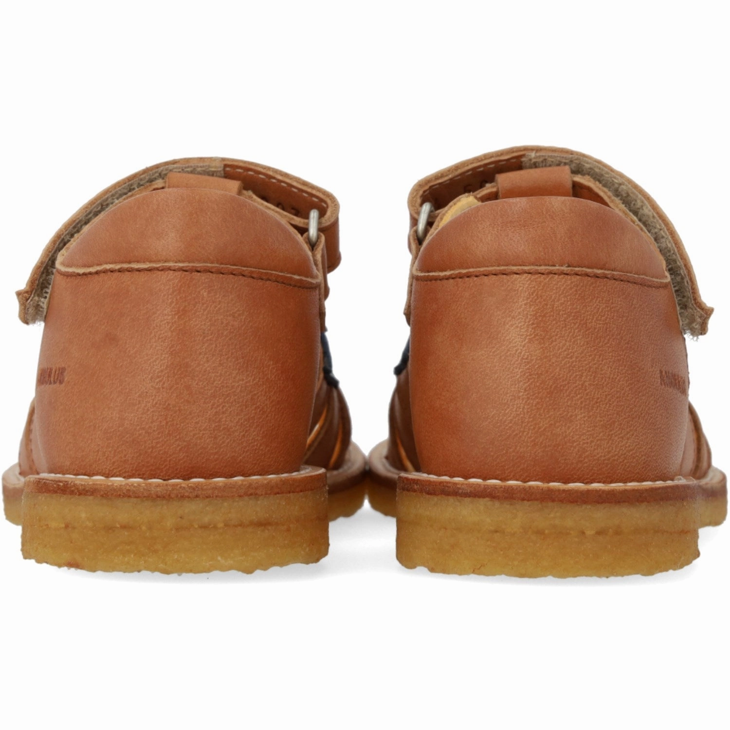 Stud Detail Memory Foam Insert Angulus Tan/Navy/Indigo/Blue FAnd Colourblock Regnbuesandal Med Velcro