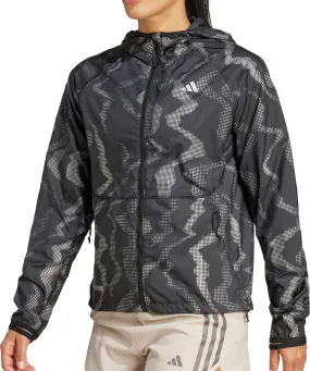 adidas Ultimate WIND.RDY Womens Running Jacket - Black ThermalRetention