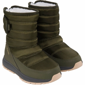 Reliable Footwear Effortless Wear VIKING Olive Equip Warm WP 1V Pull on