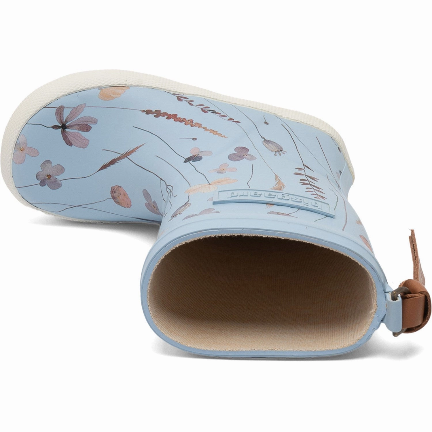 Bisgaard Lavender Blossom Fashion Rubber Boot Cushioned Step Cold Weather Commuter