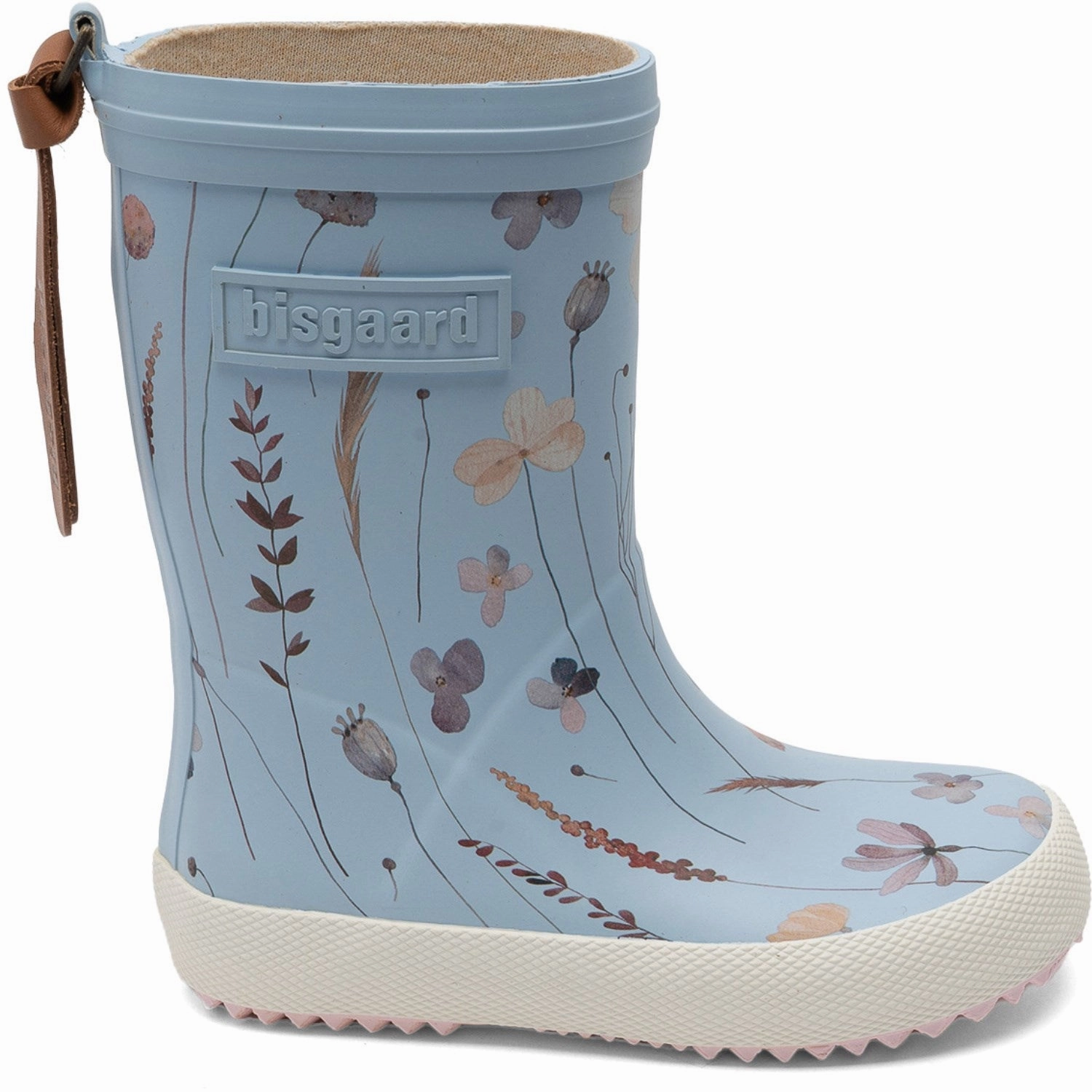 Bisgaard Lavender Blossom Fashion Rubber Boot Padded Interior Mountain Climber