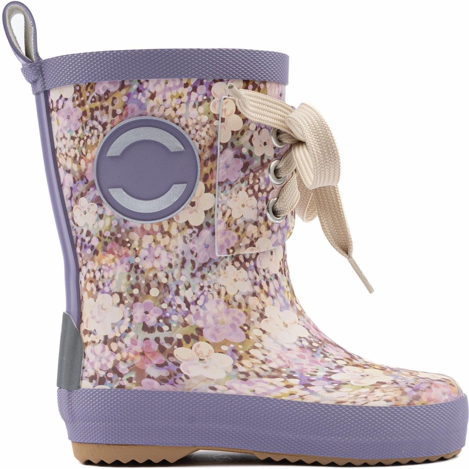 Long Hour Slip On Mikk-Line Dusk Lace Printed Wellies