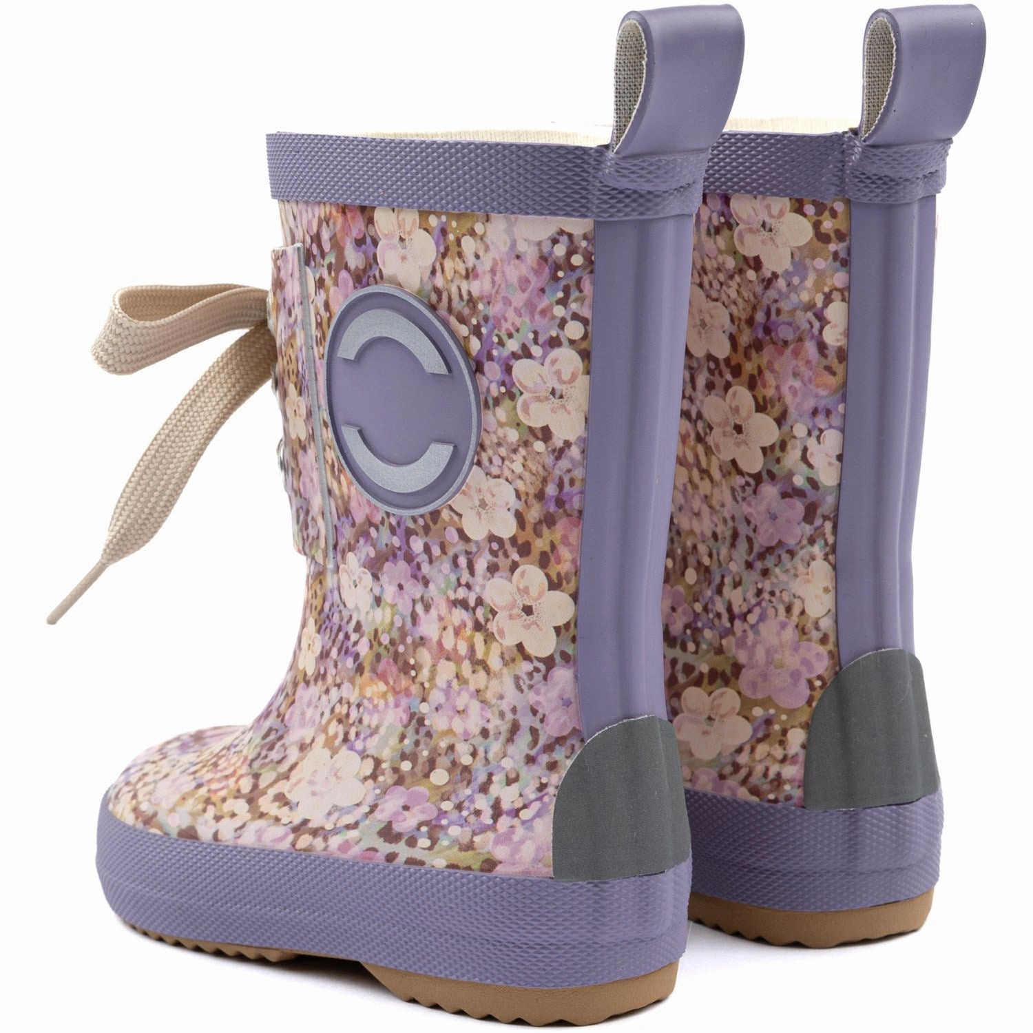 Hybrid style Mikk-Line Dusk Lace Printed Wellies