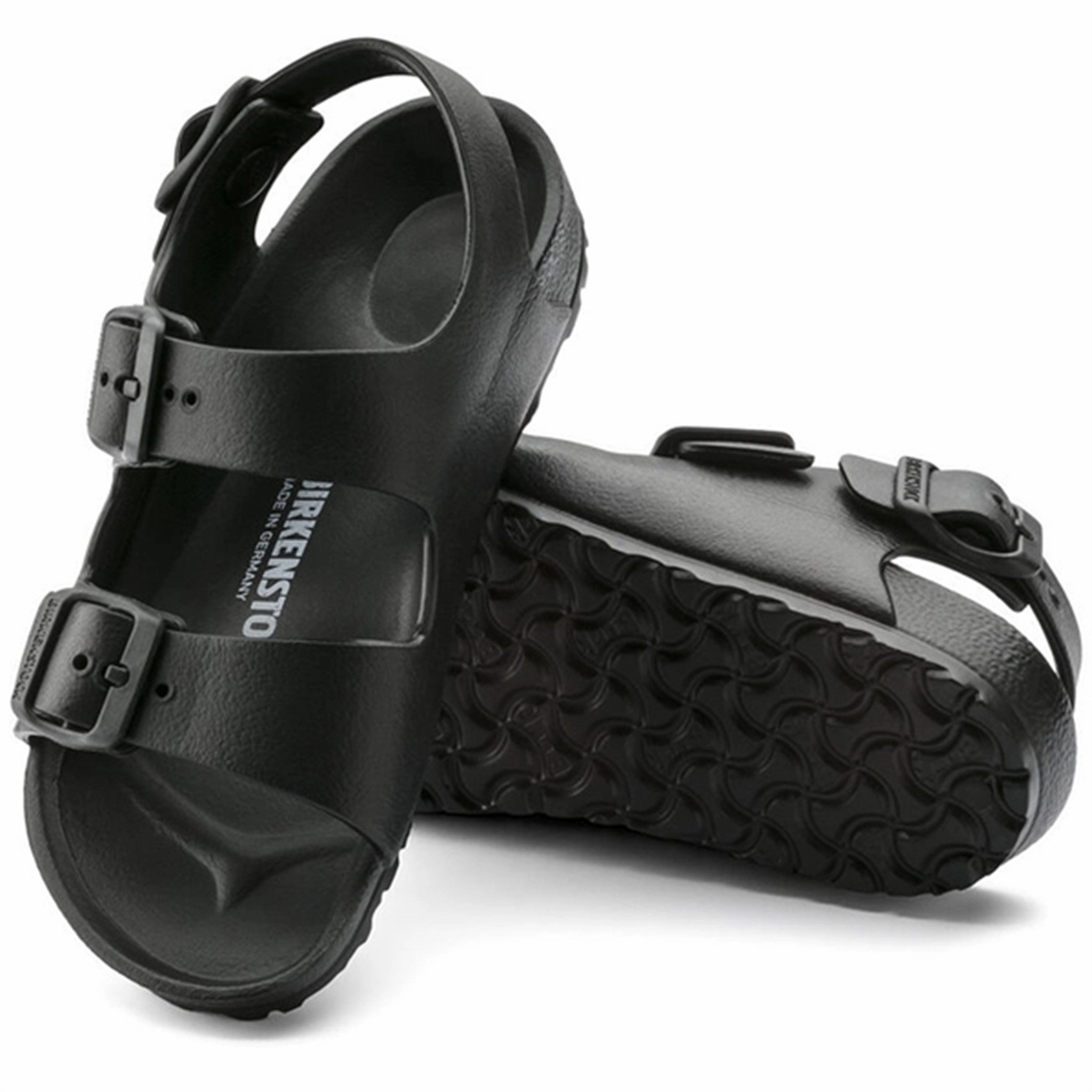 Birkenstock Milano EVA Kids Black Sandal Shore Walk Happy Walk