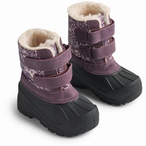 Breathable Wheat Purple Tulips Winterboot Thy
