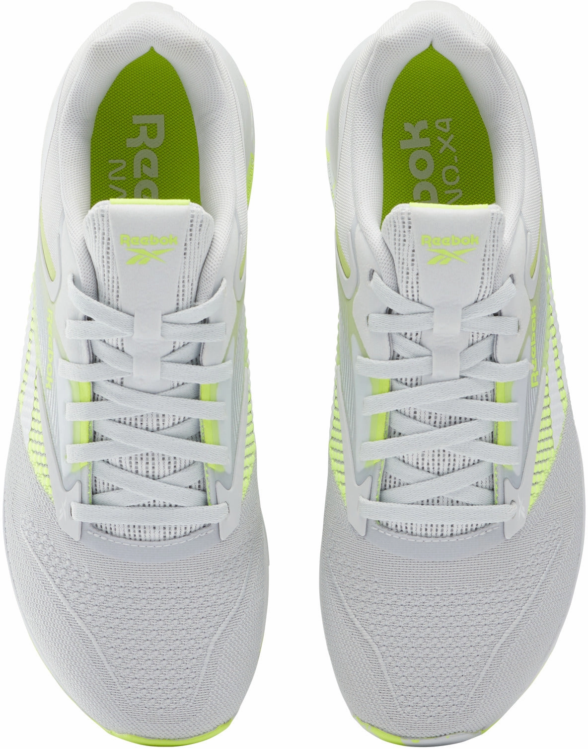 Reebok Nano X4 Mens Training Shoes - Grey Compression Knit Upper Hyper Breathable Fabric