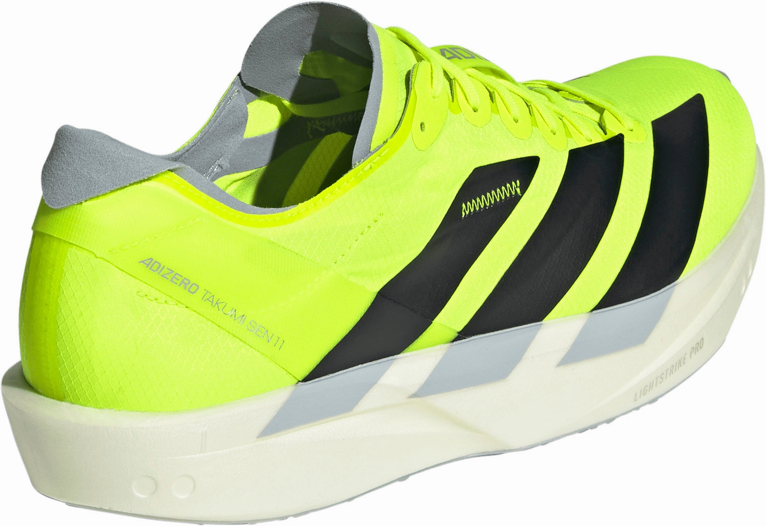 running in a swimming pool area shoes adidas Adizero Takumi Sen 11 Mens Running Shoes - Yellow