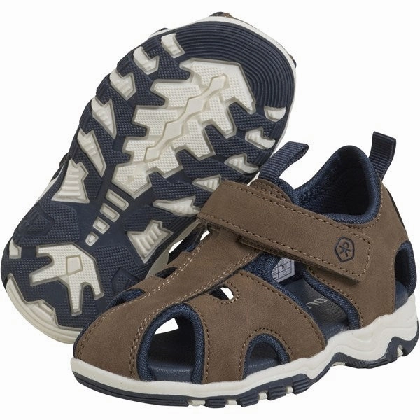 Color Kids Baby Sandals with Velcro Strap Rain Drum Minimalist Design Chic Durable