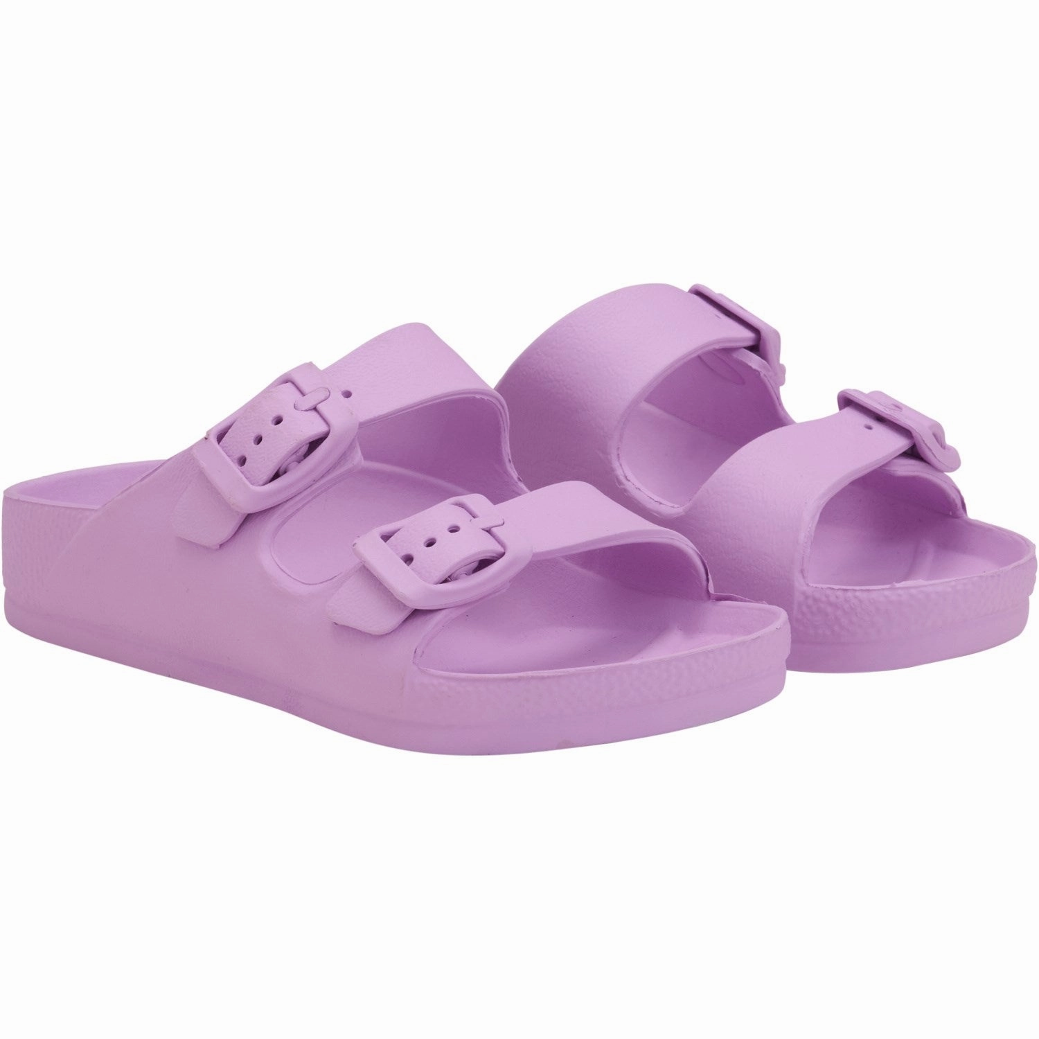 Sporty Vibe Breathable Linings Color Kids Orchid Sandals W. Buckles
