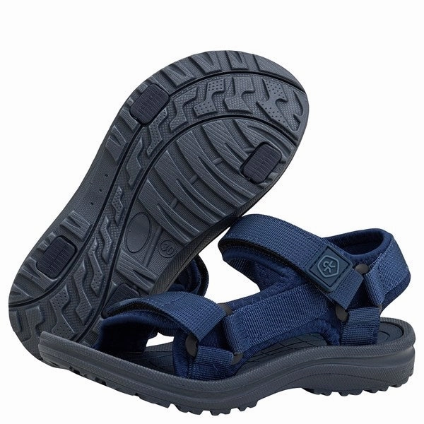 Color Kids Sandals with Velcro Total Eclipse Slip On