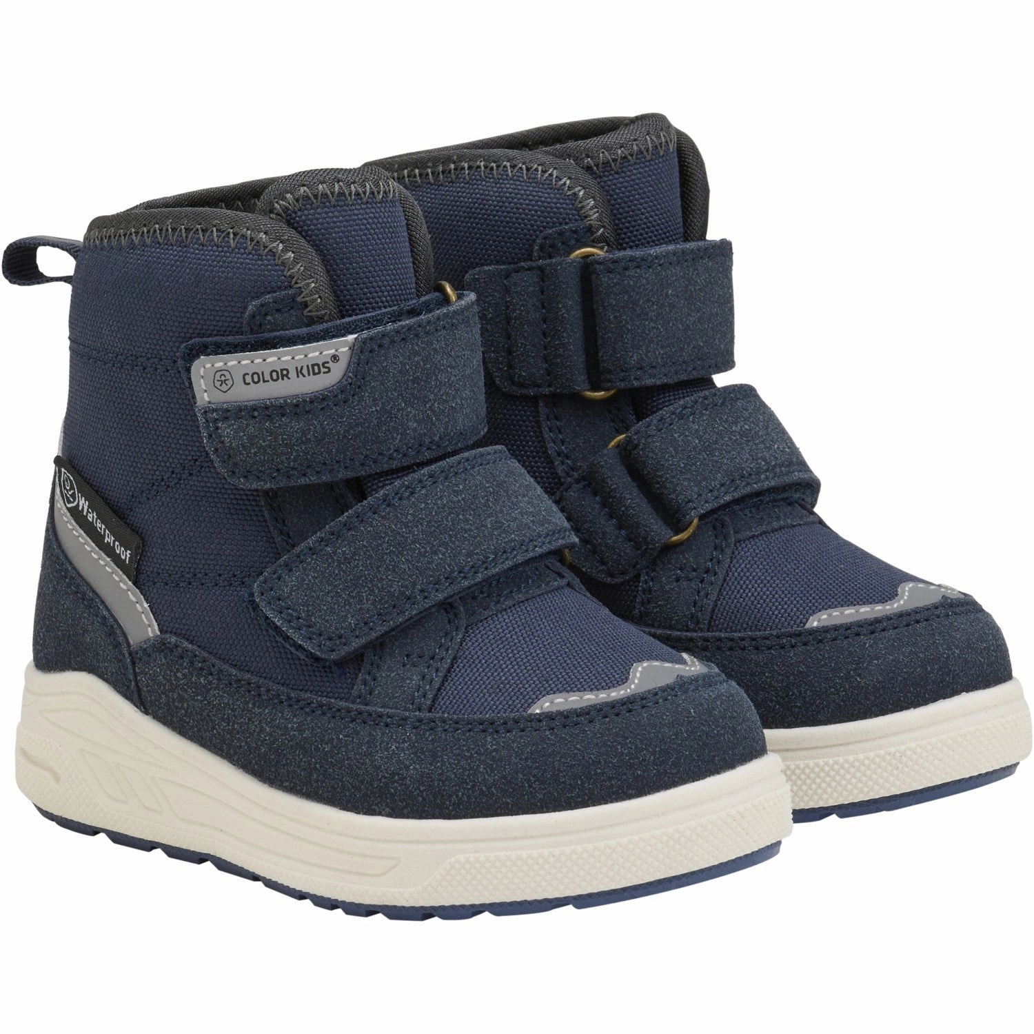 Daily Function City Trek Color Kids Total Eclipse Boots W. Velcro Waterproof