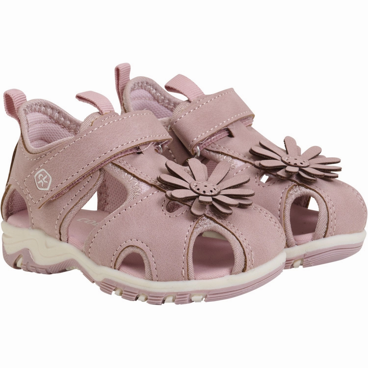 Color Kids Woodrose Baby Sandals W. Velcro Strap All-day Comfort Shoes Classic Sandals