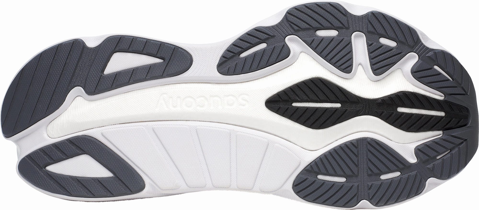 Synthetic Upper Saucony Hurricane 24 Womens Running Shoes - Black