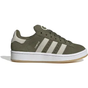 adidas Originals Medium Dark Khaki/Off White/Ftwr White Campus 00S J Sneakers Supportive Heel Counter