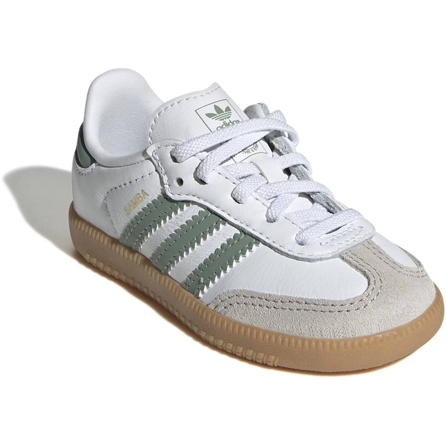 adidas Originals Ftwr White/Silver Green/Gum 3 Samba Og El I Sneakers Quick Movement