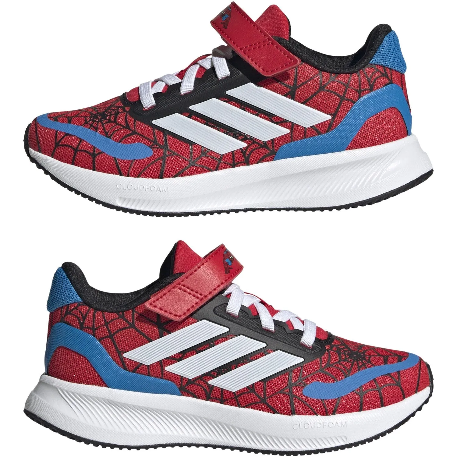 Fitness Edge Water Resistant Finish adidas Originals Pure Ruby/Ftwr White/Bright Blue Runfalcon Spider-Man El C Sneakers