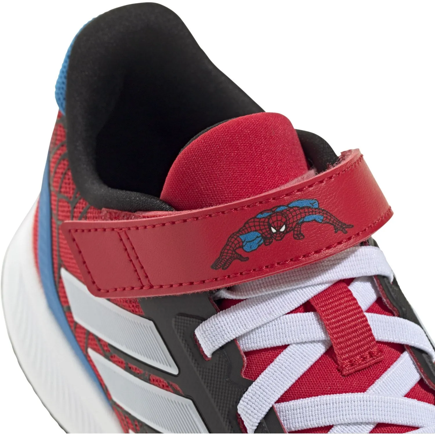 adidas Originals Pure Ruby/Ftwr White/Bright Blue Runfalcon Spider-Man El C Sneakers Streetwear Style