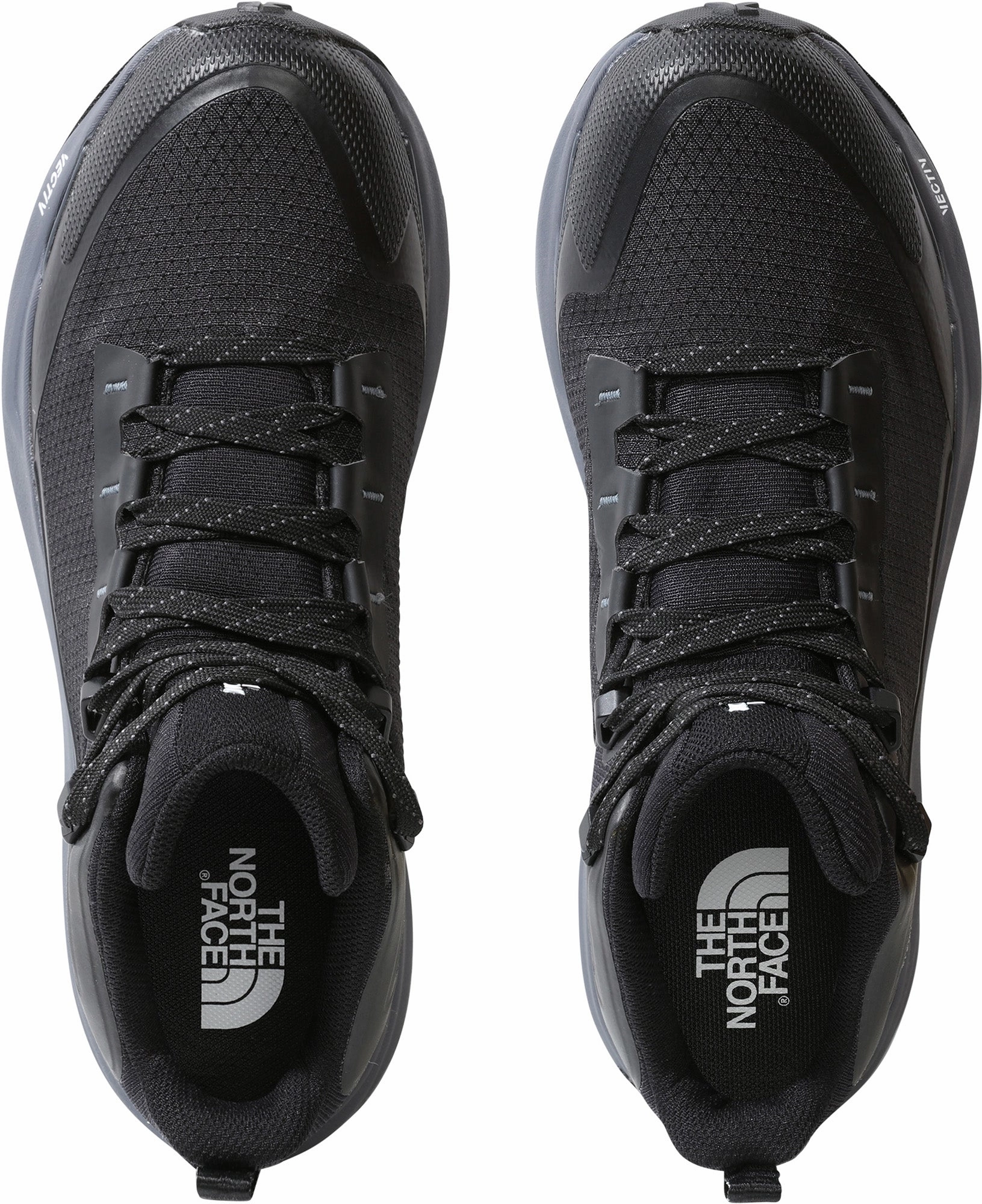 Flexible structure with elastic bands The North Face Vectiv Exploris II Mid FutureLight Mens Walking Boots - Black