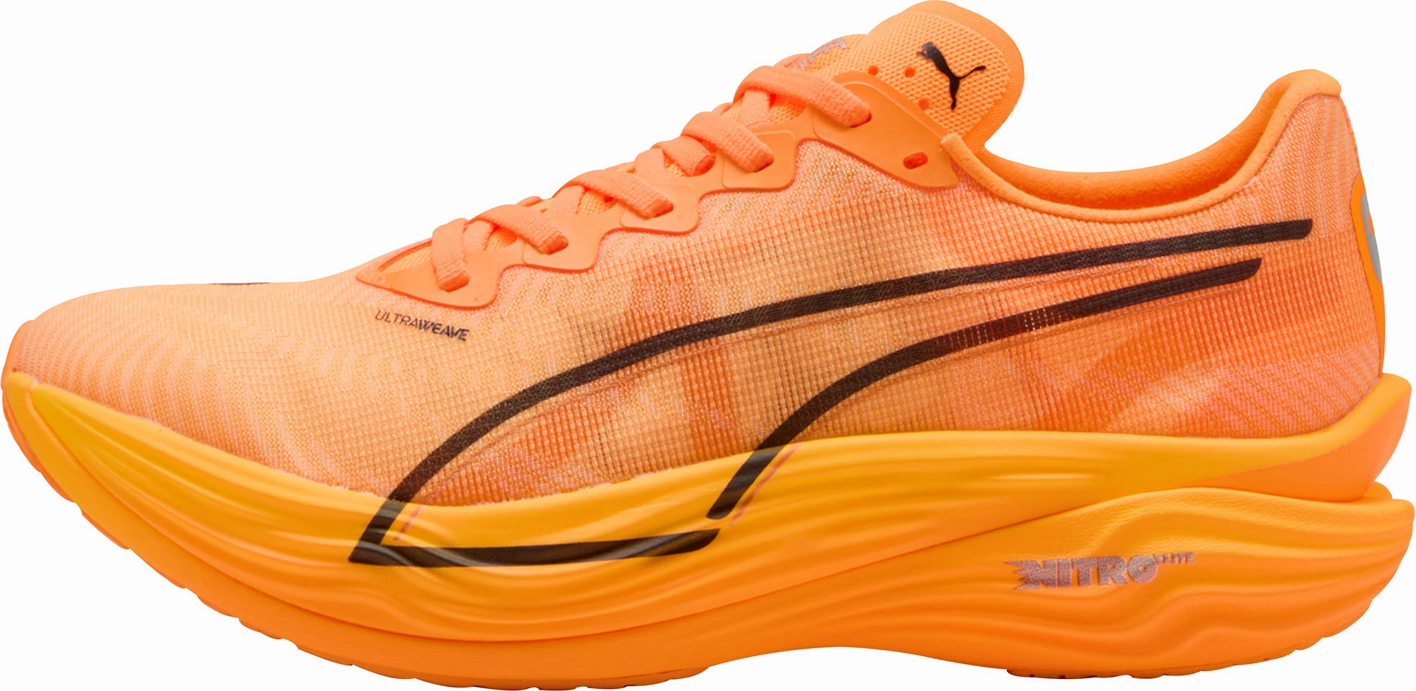 Puma Deviate Nitro Elite 3 Mens Running Shoes - Orange concrete running footwear pre - made running shoes